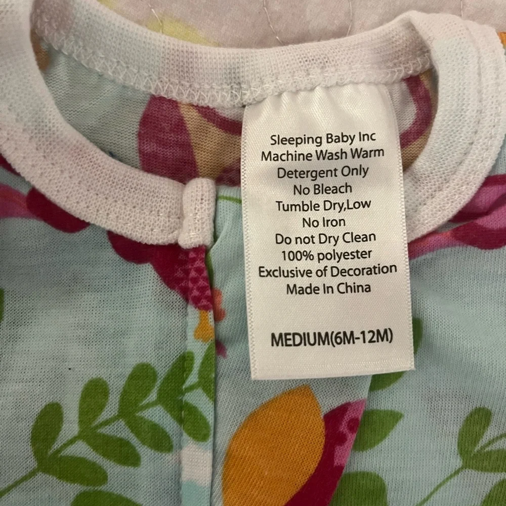 NWT- SleepingBaby Zipadee Zip Swaddle Transition Size M (6-12 Months) Pi…
